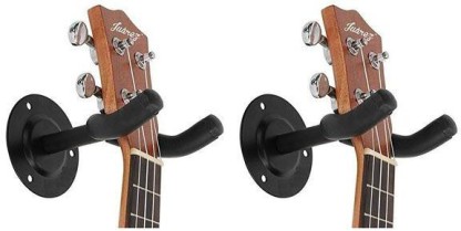 Guitar Hanger and Guitar Wall Mount Holder Hook Stand String instruments Wall Rack Bracket Hangers for Acoustic Electric Bass Classical Guitars and Ukulele 