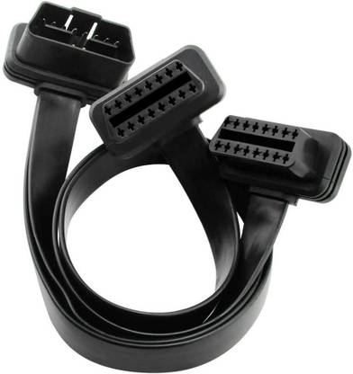 Cable Divisor OBD2 - 16 Pines, Macho A Doble Hembra, 31 Cm, Para Conectar Dos Herramientas De Diagnóstico