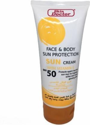 skin doctor face and body sun protection