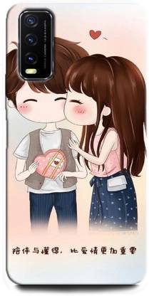 Wall Art Back Cover for ViVO Y20 GIRL BOY, LOVE, ANIME, LOVELY GIRL, CARTOON, CUTE GIRL - Wall Art : Wall Art Back Cover for ViVO Y20 GIRL BOY, LOVE, ANIME, LOVELY GIRL, CARTOON, CUTE GIRL - Wall Art :