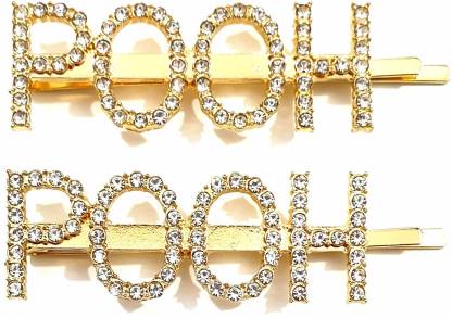 HOMEMATES Word Letter color Hair Clip, Bling Rhinestone Letter Bobby Pins,  Word Barrettes Crystal Hair Pins, Metal Hair Clips, Golden Sparkly Stylish  fancy Jewellery Hair Accessories for Women Girls Hair Pin Price
