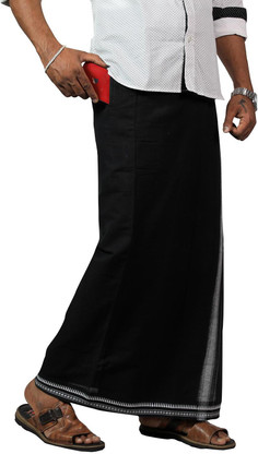 black colour dhoti