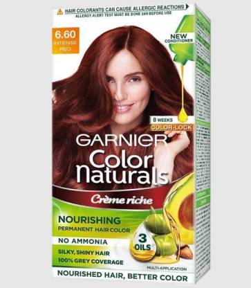 GARNIER color naturals creme riche ( INTENSE RED) , BROWN - Price in  India, Buy GARNIER color naturals creme riche ( INTENSE RED) , BROWN  Online In India, Reviews, Ratings & Features 