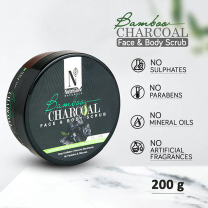 nutriglow charcoal face wash