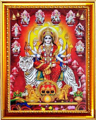 SUNINOW Nav Durga maa photo frame Religious Frame Price in India - Buy  SUNINOW Nav Durga maa photo frame Religious Frame online at 