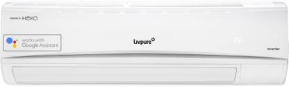 [For HDFC Card EMI] LIVPURE 1.5 Ton 3 Star Split Inverter Smart AC with Wi-fi Connect – White  (HKS-IN18K3S19A, Copper Condenser)