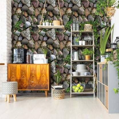 large wall stickers wallpaper self adhesive nature rocks with original