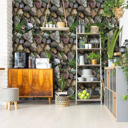 These Wall Stickers Deals Are Surprisingly Crazy At Flipkart The Big Billion Days Sale- Buy All Under ₹200 3 large wall stickers wallpaper self adhesive nature rocks with original
