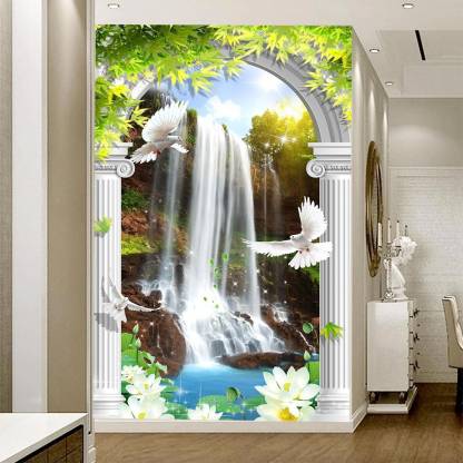 AY FASHION 28 cm 3D Wallpaper Large painting Wall Sticker Self Adhesive  Vinly Print Decal for Living Room, Bedroom, Kids, office ,Hall etc,_021  Self Adhesive Sticker Price in India - Buy AY