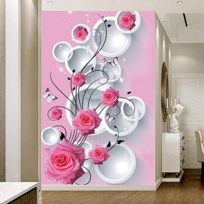 AY FASHION 28 cm 3D Wallpaper Large painting Wall Sticker Self Adhesive  Vinly Print Decal for Living Room, Bedroom, Kids, office ,Hall etc,_019  Self Adhesive Sticker Price in India - Buy AY