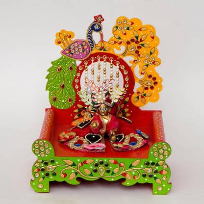 CAPIO ART KRISHNA SIHASAN,Laddu Gopal Singhasan For Home And Office ...