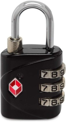 4 Digit Combination padlocks with a Hardened Steel Shackle TSA Approved Luggage Lock Travel Locks for Suitcases & Baggage 