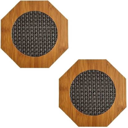 Morbrix Hexagon Wood Coaster Set