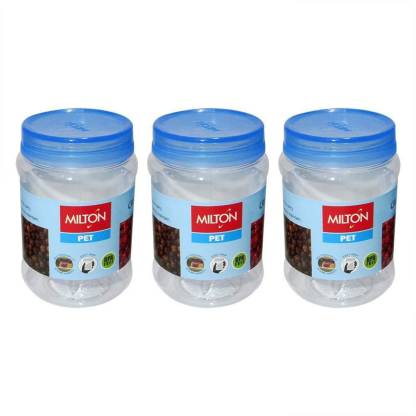MILTON 012309mlt  – 500 ml Plastic Grocery Container  (Pack of 3, Blue)