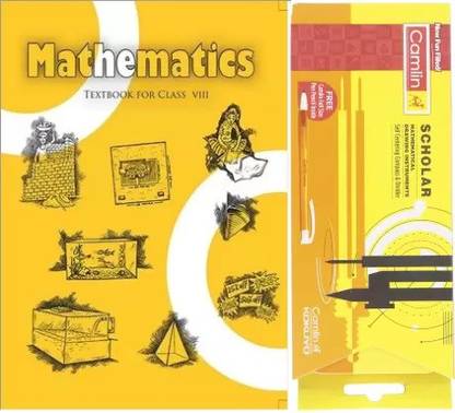 NCERT Mathematics Class 8 With Camlin Scholar Geometry Box (Paperback, NCERT)