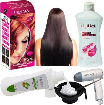 LILIUM Best Premium Pack Hair Coloring Kit. (GC1542) , Burgundy - Price in  India, Buy LILIUM Best Premium Pack Hair Coloring Kit. (GC1542) , Burgundy  Online In India, Reviews, Ratings & Features 