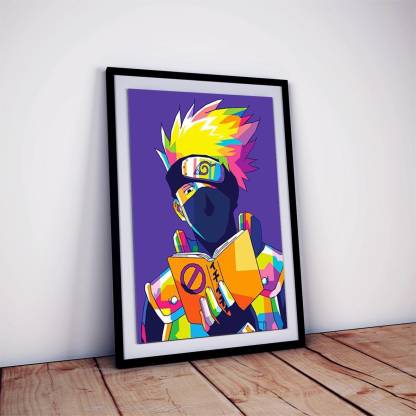 Anime Character Kakashi Poster Framed Large Size for Room and Home Decor  Fine Art Print - Personalities, Decorative, Pop Art, Comics posters in  India - Buy art, film, design, movie, music, nature