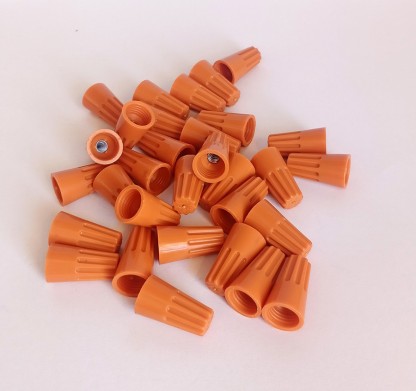 500/1000Pcs Electrical Wire Connectors Kit P1 4 Types Screw Crimp Terminals with Spring Insert Twist Nuts Caps 