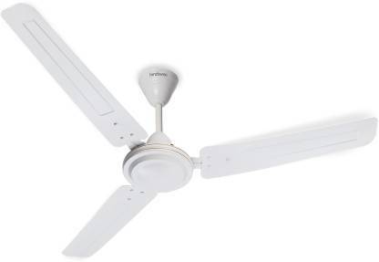 Hindware Puro White 1200 mm 3 Blade Ceiling Fan (white, Pack of 1)