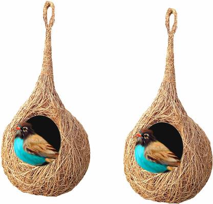 LIVEONCE Natural Bird NEST-pack of 2 Bird House Price in India - Buy  LIVEONCE Natural Bird NEST-pack of 2 Bird House online at Flipkart.com