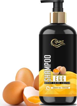 QUAT Natural Anti Dandruff & Hair Fall Control Egg Shampoo For Smooth And  Silky Hair for men and women - Price in India, Buy QUAT Natural Anti  Dandruff & Hair Fall Control