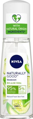 NIVEA Naturally Good Deodorant, Bio Aloe Vera, 75 ml Deodorant Spray – For Women  (75 ml)