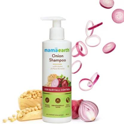 SAN red Onion Hair Fall Shampoo for Hair Growth & Hair Fall Control, with  Onion Oil & Plant Keratin 250ml