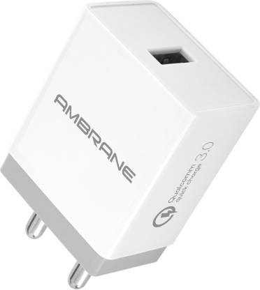 Ambrane 18 W 3 A Mobile AQC-56 3.0 Quick Charge Charger
