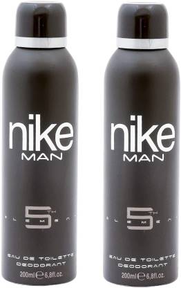 NIKE 5th Element Man Deo 200ml Each (Pack 2) Deodorant Spray - For Men - Price in India, Buy NIKE 5th Element Man Deo Each (Pack of 2) Deodorant Spray -