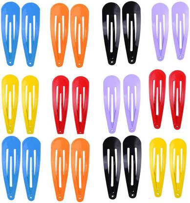 Nyamah sales Girls Hair Clips No Slip Metal Snap Hair Clips Hair Clip Colorful Hair Pins Hairpin 12 Pair of Hair Clips Set of 24 Pair Tic Tac Clip Price in India - Nyamah sales Girls Hair Clips No Slip Metal Snap Hair Clips Hair Clip Colorful Hair Pins Hairpin 12 Pair of Hair Clips Set of 24 Pair Tic Tac Clip Price in India -