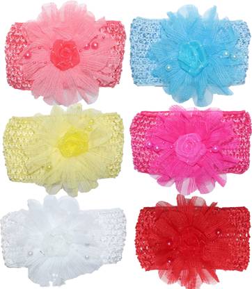 Vaghbhatt Sun Flower Kids Newborn Infant Toddler Baby Girl S Cute Skinny Elastic Crochet Headbands For Hair Bands Accessories Hair Band Price In India Buy Vaghbhatt Sun Flower Kids Newborn Infant Toddler