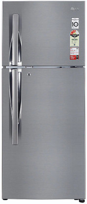 lg 260 l frost free double door 3 star refrigerator
