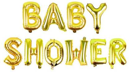 Flipkart Com Shreeji Decoration Solid Baby Shower Letters Set Foil Balloons Balloon Balloon