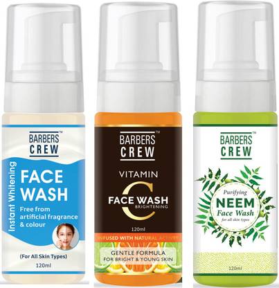Barbers Crew Whitening & Vitamin-C & Neem For Skin Glowing. Radiant