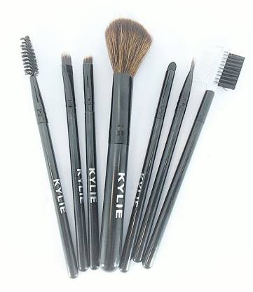 Kylie New Arrival Makeup Brush Set (7 Pcs) Black