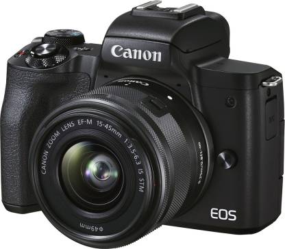 Canon EOS M50 Mark II Mirrorless Camera EF-M15-45mm is STM Lens