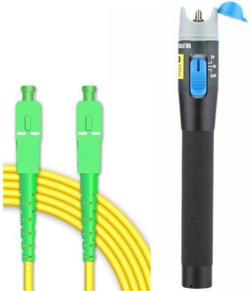 Fiber Optical Power Meter with 30mW 25-30KM Visual Fault Locator Fiber Optic Cable Tester Checker Test Tool for CATV Telecommunications Engineering Maintenance 