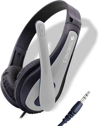 Zebronics Zeb Bolt Wired Headphone With Mic Grey Wired Headset Price In India Buy Zebronics Zeb Bolt Wired Headphone With Mic Grey Wired Headset Online Zebronics Flipkart Com