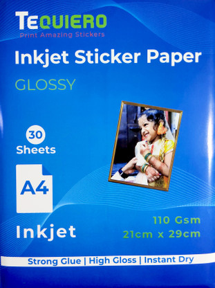 Tequiero Glossy Sticker Paper 