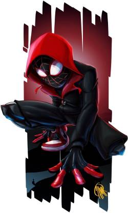 Marvel's Spiderman Miles Morales Poster (12 inch X 18 inch, Rolled ...