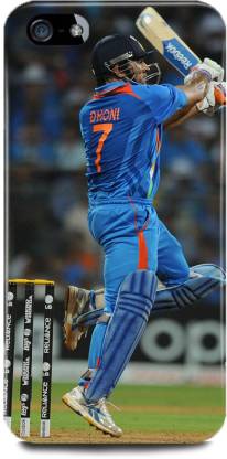 Rockyard Back Cover for APPLE iPhone 5, MS Dhoni Ms Dhoni 7 Mahendra Singh  Dhoni India Cricket India player - Rockyard : 