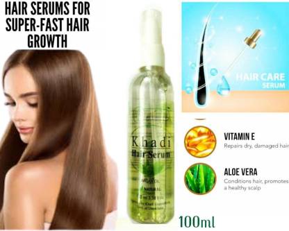 Khadi Rishikesh Herbal Hair Serum for | Gorgeous & Shiny Hair | Everyday  Styling | Adds