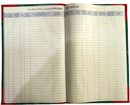 Bright hub Inward Outward Register - 70 GS M Ledger Paper (Inward ...