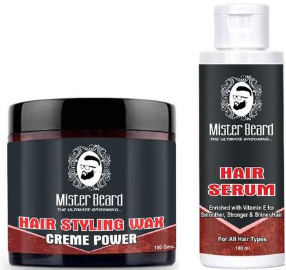 Mister Beard Hair Styling Wax Creme Power 100gm with Hair Serum 100ml Price in India - Buy Mister Beard Hair Styling Wax Creme Power 100gm with Hair Serum 100ml online at Mister Beard Hair Styling Wax Creme Power 100gm with Hair Serum 100ml Price in India - Buy Mister Beard Hair Styling Wax Creme Power 100gm with Hair Serum 100ml online at