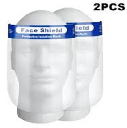 URBAN MED Full Face Shield Mask, face shield mask reusable, plastic, for man, for kids, for women, FGJJ1249 Face shield mask Safety Visor