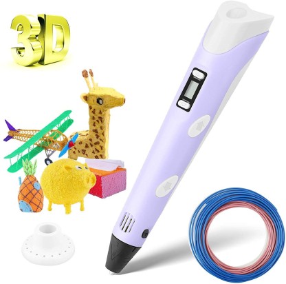 3D Printing Pen with USB Drawing Arts Printer Modeling 1.75mm ABS PLA Filament 