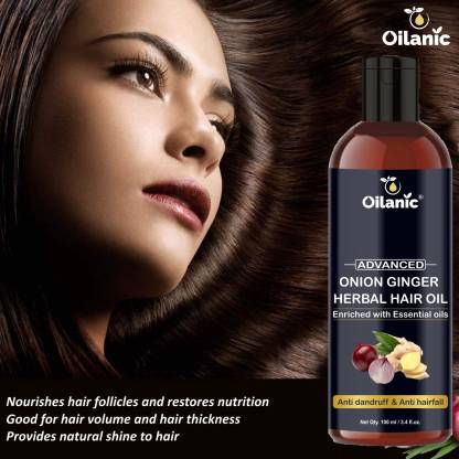Oilanic Advance Onion Ginger Herbal Hair Oil - For Hair Growth (100 ml) Hair Oil
