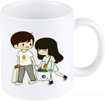 MadWorld Lovely Couple Best Attractive Funny Quotes Printed Ceramic White Coffee Best Gift For Birthday For Friends Sister in Law Family Loved Ceramic Coffee Mug Price in India - Buy MadWorld Lovely MadWorld Lovely Couple Best Attractive Funny Quotes Printed Ceramic White Coffee Best Gift For Birthday For Friends Sister in Law Family Loved Ceramic Coffee Mug Price in India - Buy MadWorld Lovely