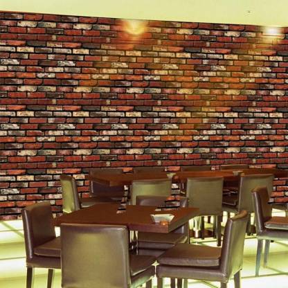 University Trendz Modern Brick Stone Style 3D Wall Poster, Wallpaper, Wall  Sticker, PVC Adhesive Home Decor Stickers (200 x 45 cm) Price in India -  Buy University Trendz Modern Brick Stone Style