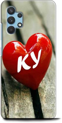 INDICRAFT Back Cover for SAMSUNG Galaxy A32 K Y, K LOVES Y, NAME, LETTER, ALPHABET, KY LOVE, HART, BLUE - INDICRAFT : INDICRAFT Back Cover for SAMSUNG Galaxy A32 K Y, K LOVES Y, NAME, LETTER, ALPHABET, KY LOVE, HART, BLUE - INDICRAFT :